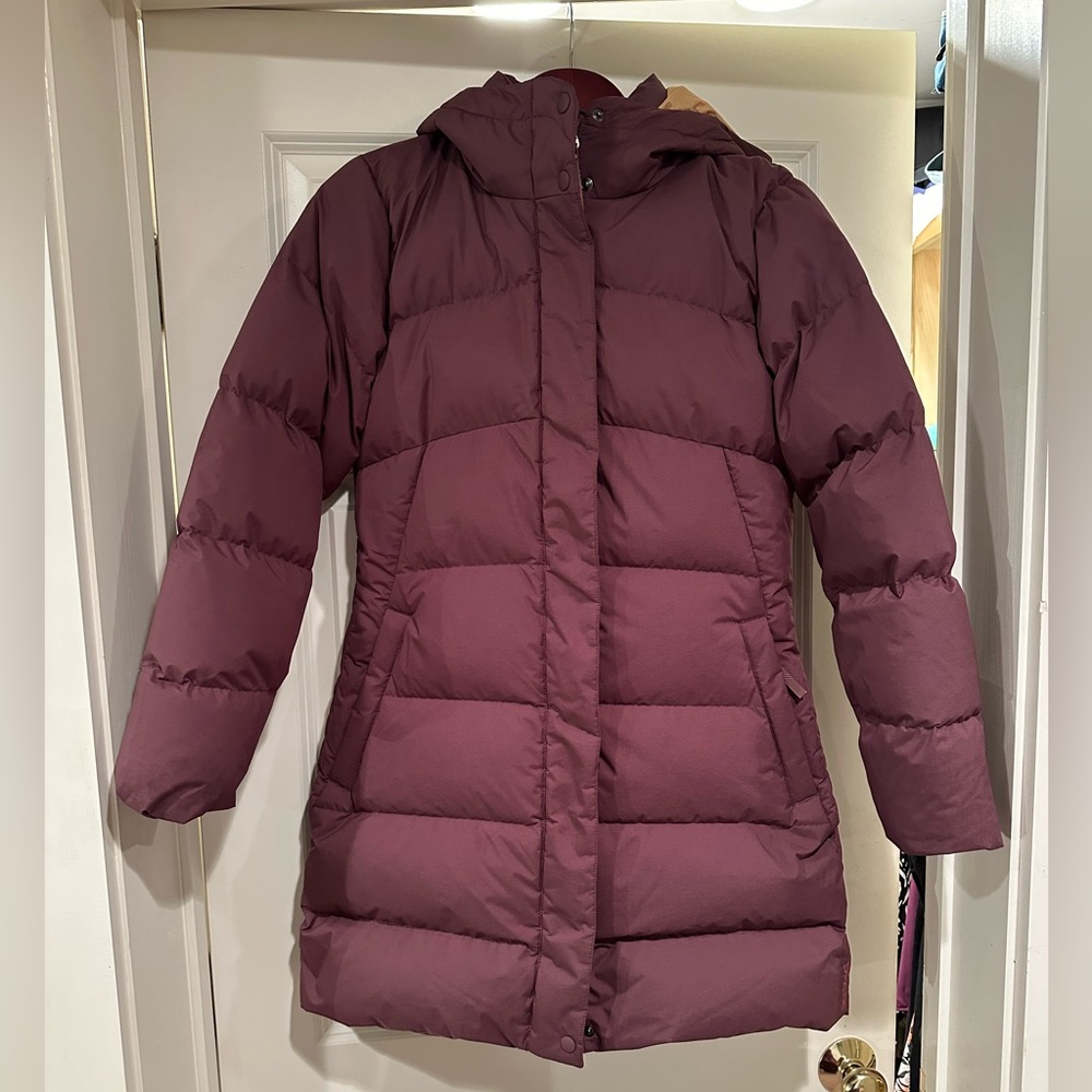 Prana ladies long down jacket